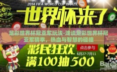 足彩世界杯冠亚军玩法-浅谈足彩世界杯冠亚军猜拳，热血与智慧的碰撞