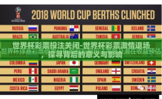 世界杯彩票投注关闭-世界杯彩票激情退场，探寻背后的意义与影响