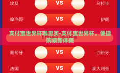 支付宝世界杯哪里买-支付宝世界杯，便捷购票新体美