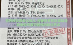 世界杯彩票怎么玩儿-揭秘世界杯彩票玩法，简单却充满可能性的投注艺术