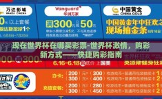 现在世界杯在哪买彩票-世界杯激情，购彩新方式——快捷购彩指南