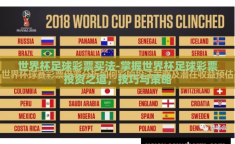 世界杯足球彩票买法-掌握世界杯足球彩票投资之道，技巧与策略
