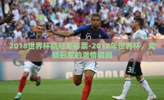 2018世界杯猜冠军彩票-2018年世界杯，竞猜冠军的激情瞬间