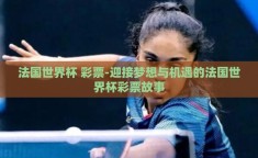 法国世界杯 彩票-迎接梦想与机遇的法国世界杯彩票故事