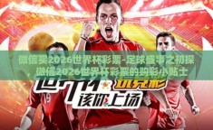微信买2026世界杯彩票-足球盛事之初探，微信2026世界杯彩票的购彩小贴士