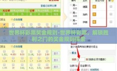世界杯彩票奖金规则-世界杯彩票，解锁胜利之门的奖金规则探索