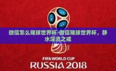 微信怎么赌球世界杯-微信赌球世界杯，静水深流之戒