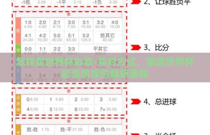 怎样买世界杯彩票-买对方式，掌握世界杯彩票购买的精明策略