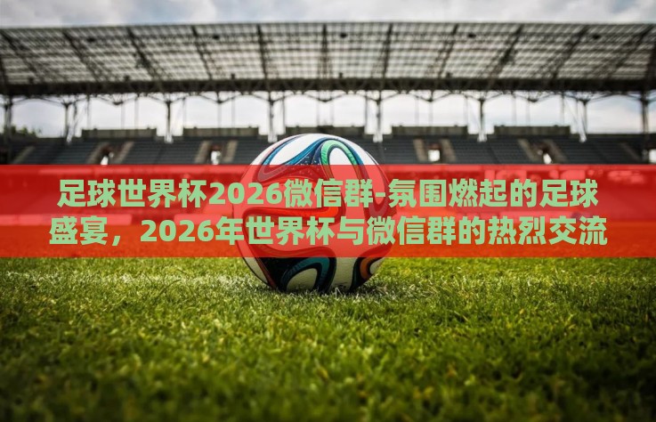 足球世界杯2026微信群-氛围燃起的足球盛宴，2026年世界杯与微信群的热烈交流