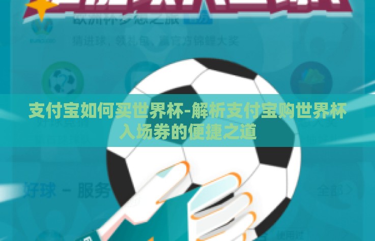 支付宝如何买世界杯-解析支付宝购世界杯入场券的便捷之道