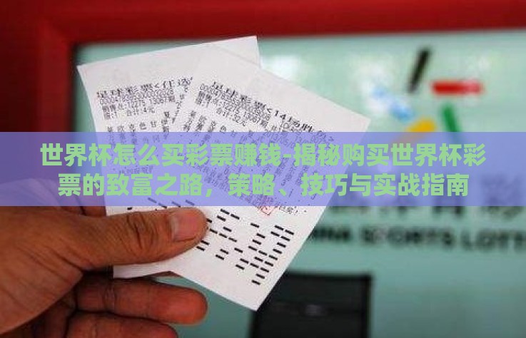 世界杯怎么买彩票赚钱-揭秘购买世界杯彩票的致富之路，策略、技巧与实战指南