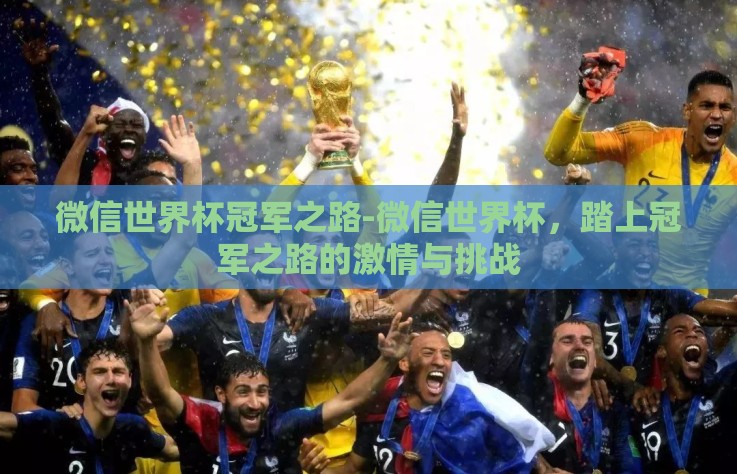 微信世界杯冠军之路-微信世界杯，踏上冠军之路的激情与挑战