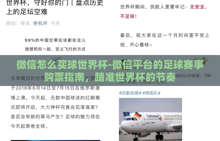微信怎么买球世界杯-微信平台的足球赛事购票指南,踏准世界杯的节奏 微信怎么买球世界杯-微信平台的足球赛事购票指南,踏准世界杯的节奏