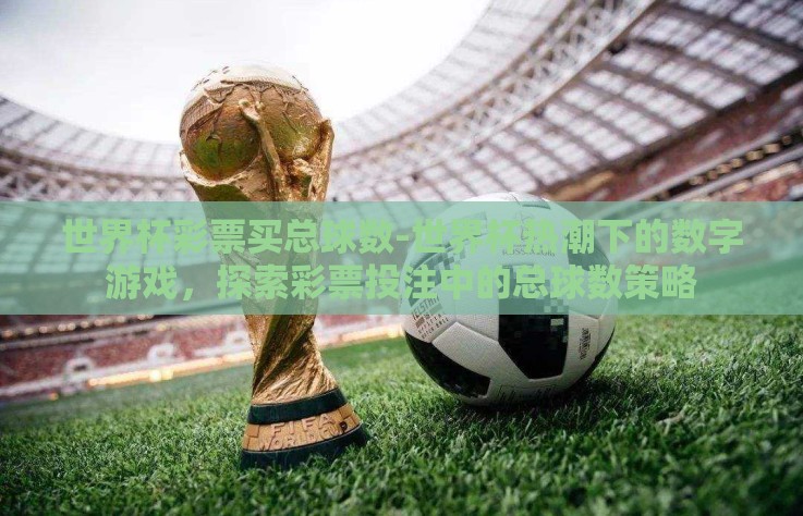 世界杯彩票买总球数-世界杯热潮下的数字游戏，探索彩票投注中的总球数策略