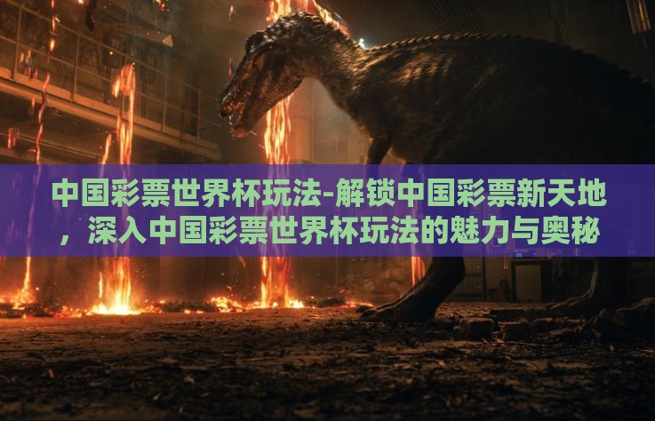 中国彩票世界杯玩法-解锁中国彩票新天地，深入中国彩票世界杯玩法的魅力与奥秘