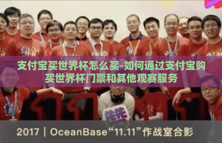 支付宝买世界杯怎么买-如何通过支付宝购买世界杯门票和其他观赛服务