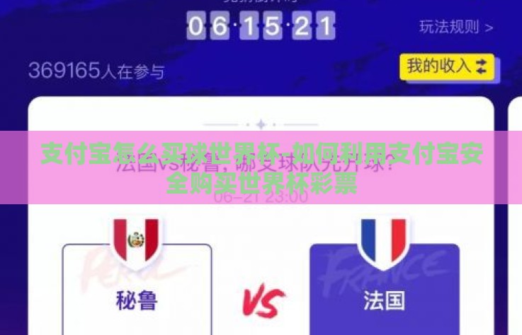 支付宝怎么买球世界杯-如何利用支付宝安全购买世界杯彩票