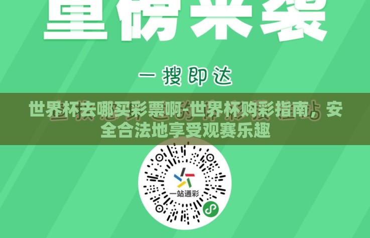 世界杯去哪买彩票啊-世界杯购彩指南，安全合法地享受观赛乐趣