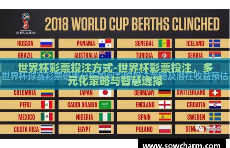 世界杯彩票投注方式-世界杯彩票投注,多元化策略与智慧选择 世界杯彩票投注方式-世界杯彩票投注,多元化策略与智慧选择